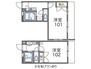 レオパレスソアレの物件間取画像